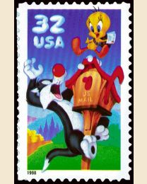 #3204a - 32¢ Tweety & Sylvester