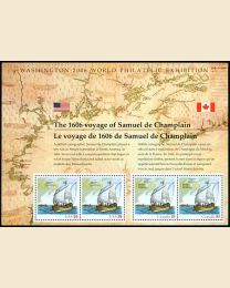 #4074 - Champlain US/Canada 39¢/51¢