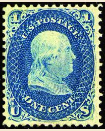 #  63 - 1¢ Franklin