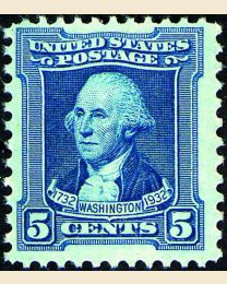 704-15 - 1932 Washington Bicentennials, set of 12 stamps - Mystic Stamp  Company