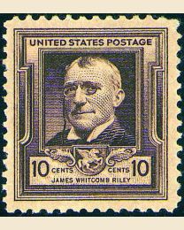# 868 - 10¢ James Whitcomb Riley
