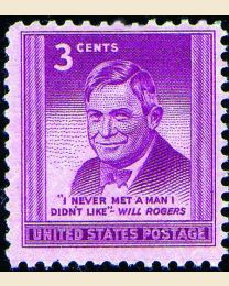 # 975 - 3¢ Will Rogers