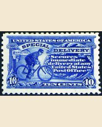 #  E9 - 10¢ Messenger on Bicycle