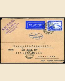1928 Graf Zeppelin - First Trans-Atlantic Crossing