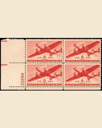 Airmail Plate Blocks - Plate Blocks - USA