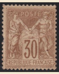 France # 73 - Mint hinged, F