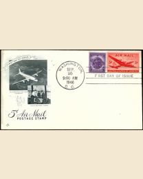 #C32 - 5¢ DC-4 Skymaster FDC