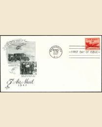 #C33 - 5¢ DC-4 Skymaster FDC