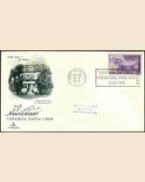 #C42 - 10¢ Post Office FDC