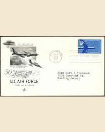 #C49 - 6¢ Air Force 50th  FDC