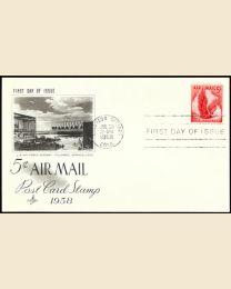 #C50 - 5¢ Eagle in Flight FDC