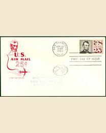 #C59 - 25¢ Abe Lincoln FDC