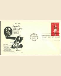 #C68 - 8¢ Amelia Earhart FDC