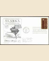 #C70 - 8¢ Alaska Purchase FDC