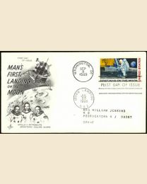 #C76 - 10¢ Moon Landing FDC