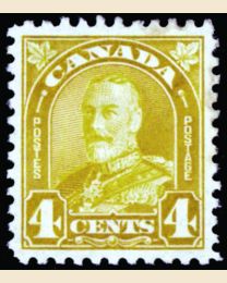 #168 4¢ King George V