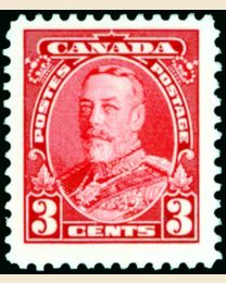 #219 3¢ King George V