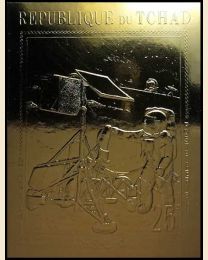 Apollo 12 Embossed Gold Stamp