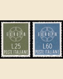 Italy # 791-92 Europa