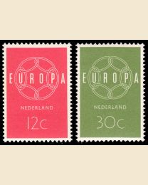 Netherlands # 379-80 Europa