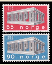 Norway # 533-34 Europa