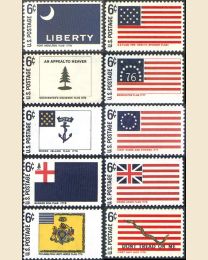 #1345S - 6¢ Historic Flags