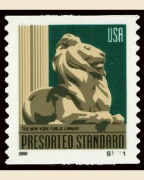#3447 - Lion Statue (10¢)