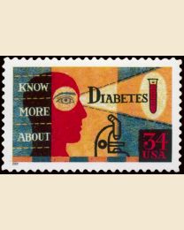 #3503 - 34¢ Diabetes Awareness
