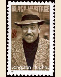 #3557 - 34¢ Langston Hughes