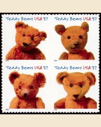 #3653S- 37¢ Teddy Bears