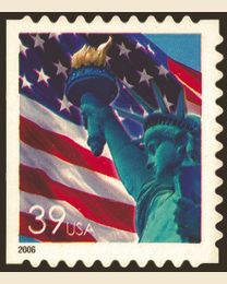 #3985 - 39¢ Flag & Liberty