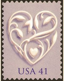 #4151 - 41¢ Wedding Heart