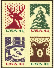 #4211S- 41¢ Christmas Knits (small size)