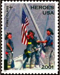 #B2 - (45¢) Heroes of 2001 Semi-Postal