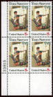 25 Different 8¢ Plate Blocks