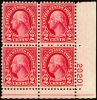 #634 - 2¢ Washington: Plate Block