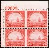 #698 - 20¢ Golden Gate: Plate Block