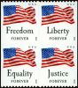 #4673S- (45¢) Four Flags booklet