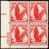 #C50 - 5¢ Eagle: Plate Block