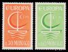 Monaco # 639-40 Europa