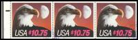 $10.75 Eagle Express Mail Pane of 3